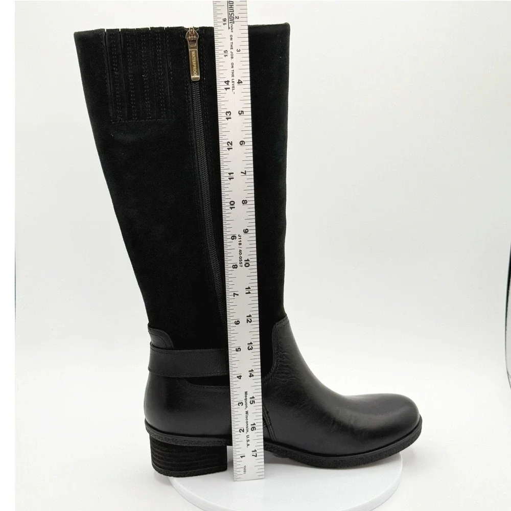 Dansko Dawn Tall‎ Boots Size 41 (US 10.5-11) Waterproof Milled Black NEW